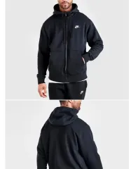 NIKE(ナイキ) ジップアップパーカー フード付き 黒 出品