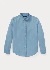ポロ シャンブレー ライトブルー デニムシャツ BOYS PLANET（タグ付き新品）