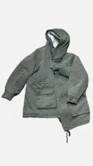 ヴィンテージ ファー ジャケット カーキ マウンテンパーカー