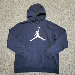 110 NIKE ジョーダン ビックロゴ 起毛 フードTシャツ (2040)