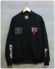 XL NBA シカゴ・ブルズ 裏キルティング ウール スタジャン (50%セール)