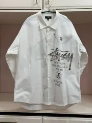 STUSSY(ステューシー) ワールドツアー シャツ 白