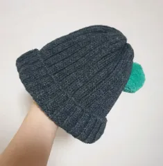 Eight seconds ビーニー ニットハット 冬帽子 キャスケット ボンボンハット