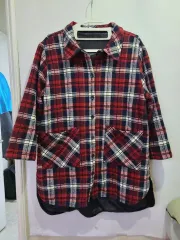 季節の変わり目 起毛ウール CHECK ジャケット 状態良好 バスト56 最近着るのにぴったり、よし!
