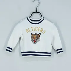 Ralph Lauren(ラルフローレン) 幼児 裏起毛 トレーナー 白 12M ( HU35606 )