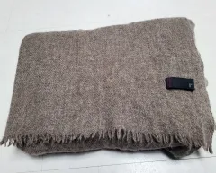 レノマ ブラウン カシミア100 ウール マフラー ユニセックス