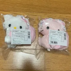 まとめ売り) Sanrio 平成ウィンター ハート チャーミーキティ ハニーキューティー マスコット キーホルダー ぬいぐるみ