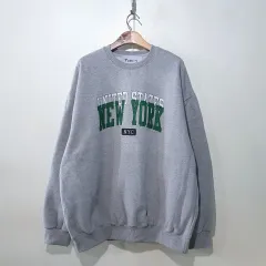 FW新作) US NEW YORK スウェット 5color M 4XL (起毛選択可能)
