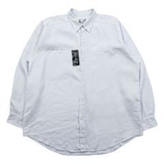 GOOUCH 90年代 リネンシャツ XL ホワイト 胸ポケット ビッグサイズ 麻100% デッドストック 未使用品