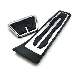 中古】フォルクスワーゲンGolf純正 ペダルカバーセット➕フットレスト 