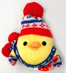 キイロイトリ ニット マフラー ぶらさげぬいぐるみ リラックマ - メルカリ