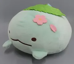 【中古】ぬいぐるみ とかげ もちもちさくら餅 うつぶせぬいぐるみBIG 「すみっコぐらし」