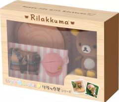 【中古】ぬいぐるみ リラックマ(コーデュロイ) おきがえセット おでかけぬいぐるみキーホルダー いつでもいっしょ♪リラックマシリーズ 「リラックマ」