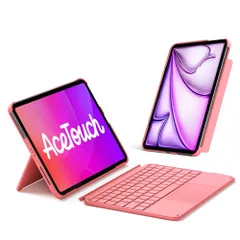 Inateck iPad A16 第11世代/第10世代用 軽量JIS日本語配列キーボードケース iPad Air 11インチ M3 2025/M2 2024 Air第5/4世代10.9インチ Pro11インチ第4/3/2/1世代対応 横/縦置き対応 着脱ｍａ