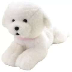 ふわふわビションフリーゼ ぬいぐるみ ハンドメイド - メルカリ