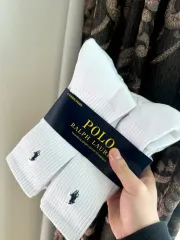 純綿100% 正規品 Ralph Lauren ポロ 靴下 ユニセックス 6足 1セット