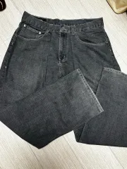 ヴィンテージ ヒップホップパンツ (黒と青)