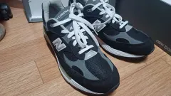 ニューバランス 992 ネイビー グレー スニーカー スポーツシューズ NB