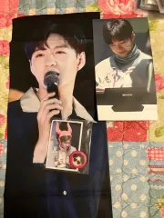 BTOB(ビートゥービー) イ・チャンソプ(CHANGSUB) スウェード 反射 スローガン 手鏡 ピンバッジ