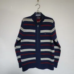 Tommy Hilfiger(トミーヒルフィガー) ニット セーター ジップアップ メンズ M