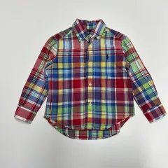 2t 90 ラルフローレン Polo Kids(ポロキッズ) シャツ チェック柄