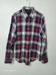 メンズ トミーヒルフィガー 季節の変わり目 冬 シャツ チェック柄 (100)