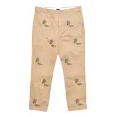 J.Crew ジェイクルー Broken IN 770ストレート コットン チノパンツ 刺繍 コットン パンツ N1005