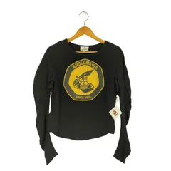 ヴィヴィアンウエストウッドアングロマニア Vivienne Westwood ANGLOMANIA ANGLOMANIA 剣 ロゴ プリント L/S ボートネック Tシャツ Y2K レディース EUR：38 