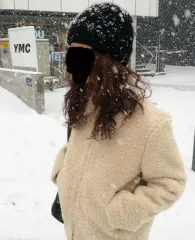 アイボリー ボア ムートン ジャケット