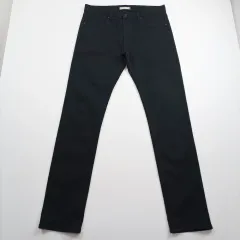 UNIQLO(ユニクロ) デニム サイズ 32 スリム ブラックデニム ストレッチ メンズ デニムパンツ A3956