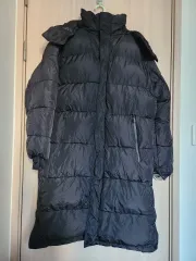 メンズオーバーサイズ ダウンジャケット ロング丈 ジャンパー