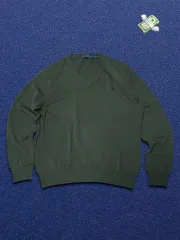 POLO RALPH LAUREN(ポロラルフローレン) Vネックニット カーキ L