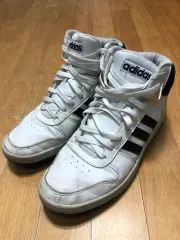 adidas 훕스 2 0 ミッド 白 ブラック 285