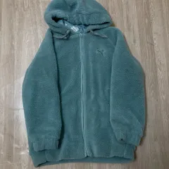 PUMA(プーマ) リバーシブル ビッグロゴ フリース ダウンジャケット ブルゾン M ／ 95