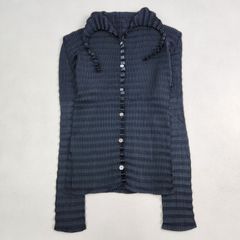 Cygne シニュ2026SS オフショルギンガムチェックトップス ブラック
