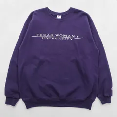 Champion 90年代 カレッジ スウェット トレーナー M パープル TEXAS WOMAN'S UNIVERSITY