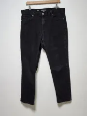 blackmeans ウールパンツ blackmeans - 945-78TP06-5 / レザーパンツ (スリム) GOLD ZIP | HAZE