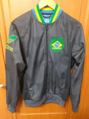 adidas ブラジル ジャージ ブルゾン ブルー 100
