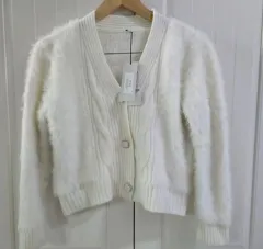 アンゴラ カーディガン