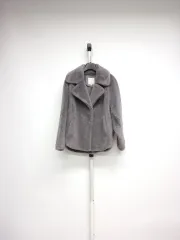 セレブリティショップ ウール グレー ジャケットコート 66