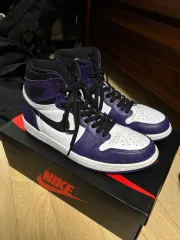 NIKE(ナイキ) ジョーダン 1 レトロ ハイ OG コート パープル 275