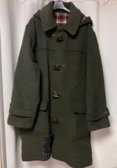 緑色 ダッフルコート