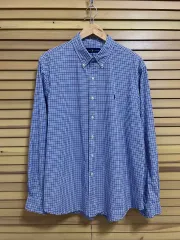 ラルフローレンポロ メンズ スモールチェック柄シャツ XL