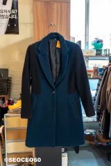レディースコート ネイビー 90サイズ