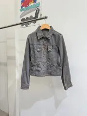 COMME CA ISM ブラックデニムジャケット