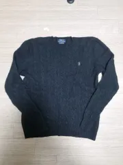 ポロ ラルフローレン カシミヤ ケーブルニット