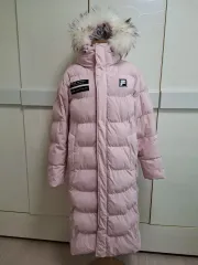 状態好し FILA フィラ ダウンジャケット ロング丈 (100)