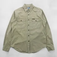 Polo Ralph Lauren 90年代 ミリタリー ワークシャツ M カーキ コットン 胸ポケット