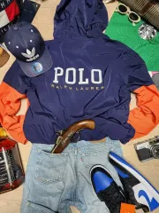 ポロ Ralph Lauren(ラルフローレン) フード ジップアップ アノラック ウィンド ジャケット ブルゾン スウェット