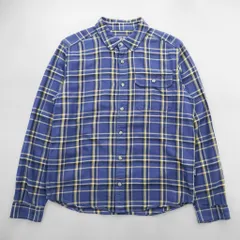 Patagonia ロングスリーブ ライトウェイト フィヨルド フランネルシャツ S ブルー チェック 42410